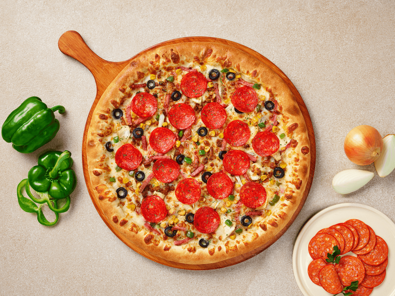 콤비네이션 피자